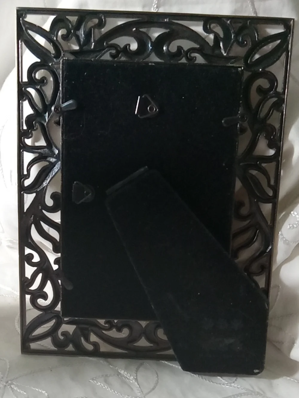2 Pretty Six Trees Ornate Metal Picture Frames